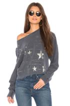 Foil Star Printed Sweatshirt