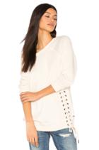 Mika Lace Up Sweatshirt