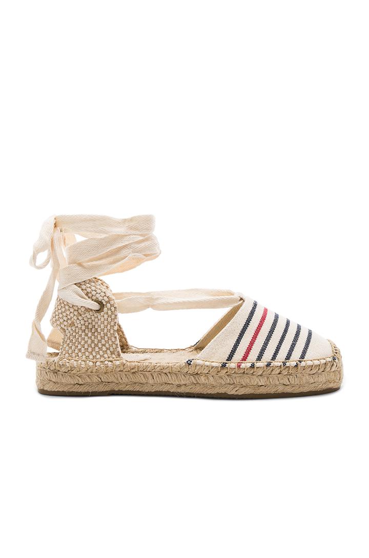 Striped Gladiator Sandal
