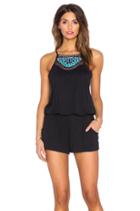 Mantra Embroidery Romper