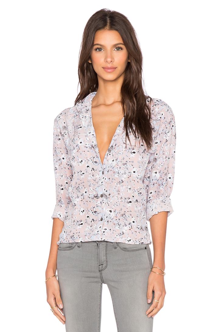 Wisteria Signature Button Up Top