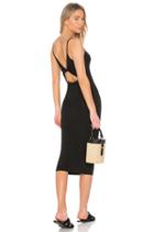 Matte Jersey Back Twist Midi Dress