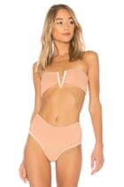 Deep V Bandeau Top