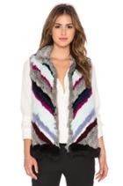 Tanya Rabbit & Coyote Fur Vest