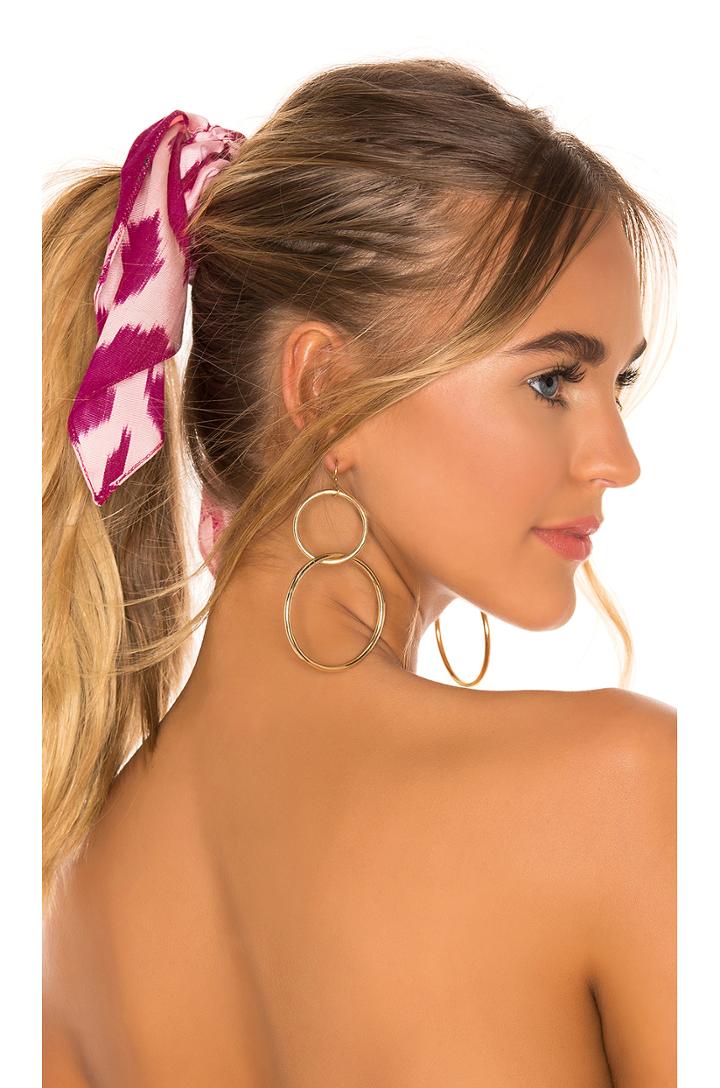 Ikat Scrunchie Scarf