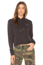 Lover Script Crop Hoodie