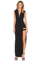 Cage Plunge Gown