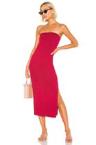 Jersey Side Slit Dress