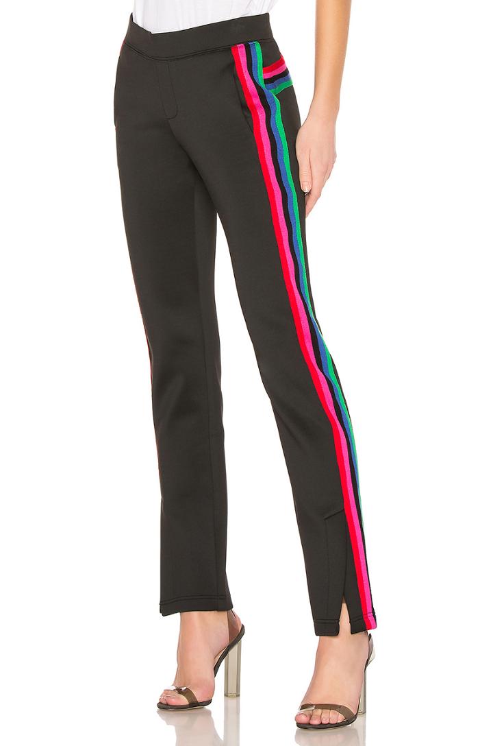 R19 Track Pant With Rainbow Stripes