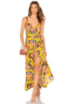 Chrysanthemum Wrap Dress