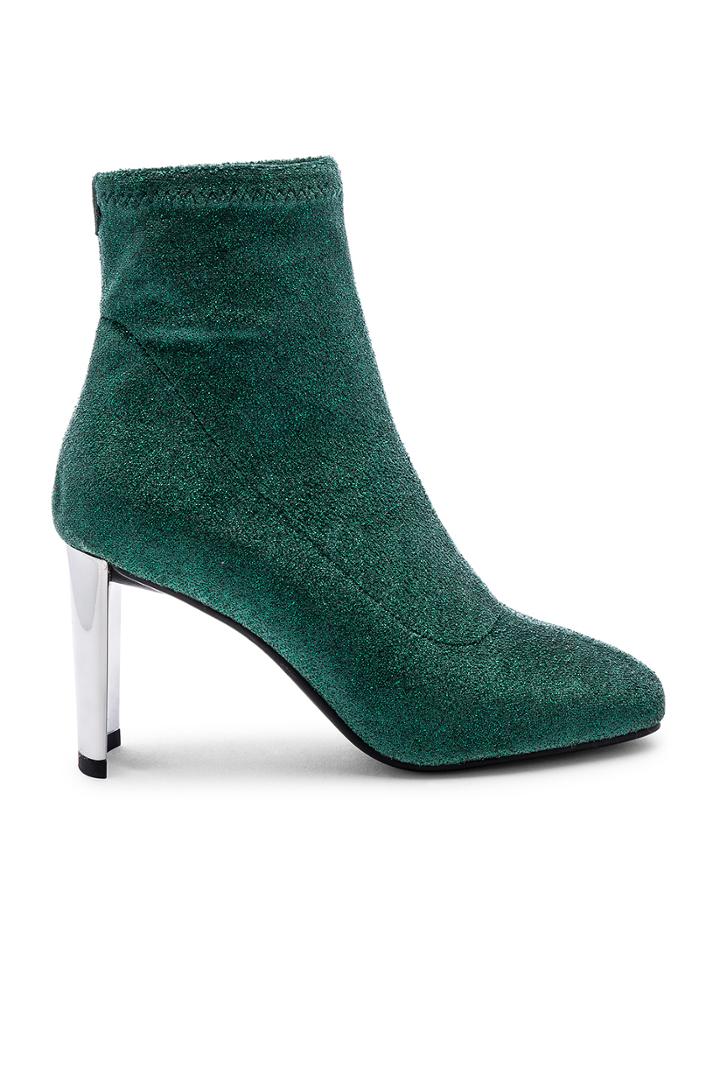 Metallic Sock Bootie
