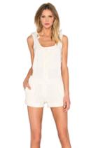 Tie Up Overall Shorts