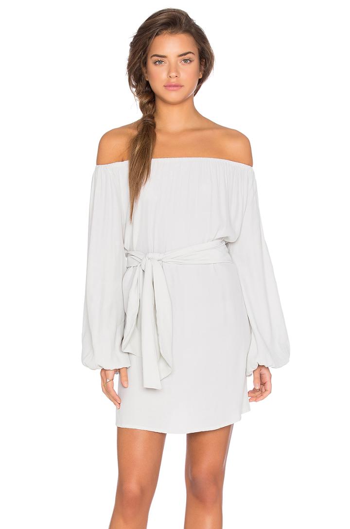 Dash Off Shoulder Tie Dress