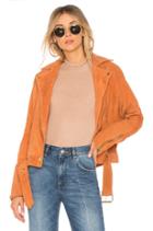 Drapey Suede Moto