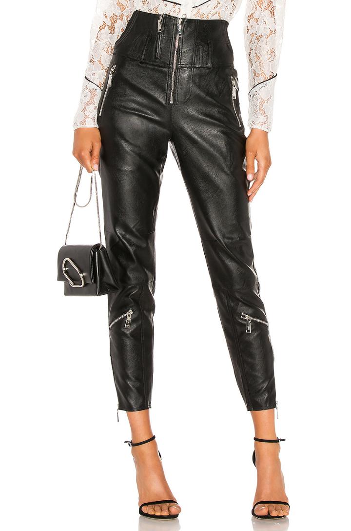 Vegan Leather Moto Pant