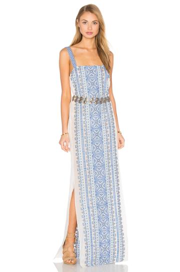 Yalta Silk Maxi Dress