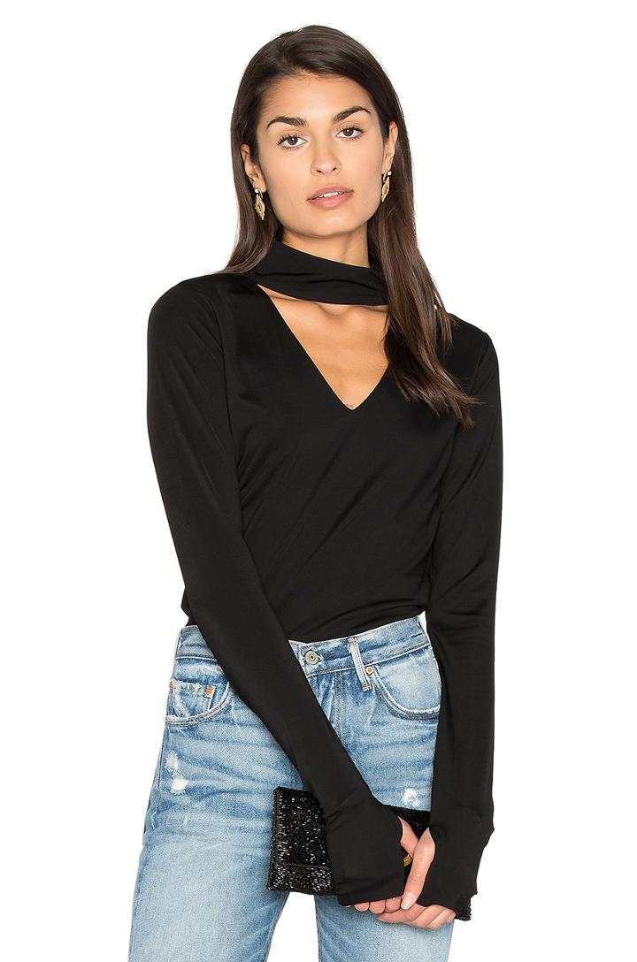 Sexy Jersey Cut Out Tee