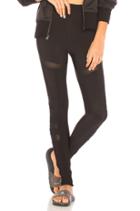 Athletic Mesh Cutout Legging
