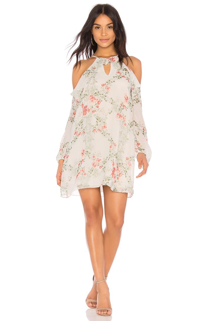 Ruffle Surplice Dress