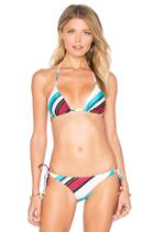 Vintage Stripe Tri Bikini Top