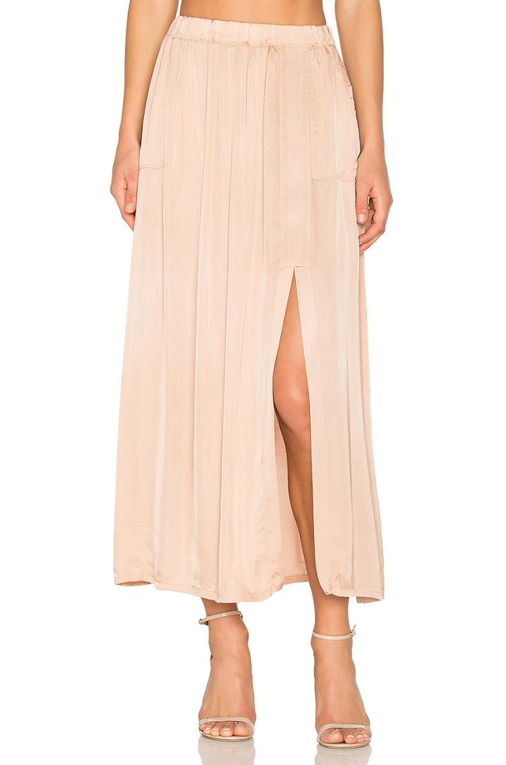 Ribbon Midi Skirt