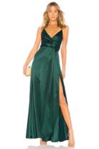 Wrap Front Gown