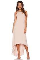 Back Twist Keyhole Maxi Dress