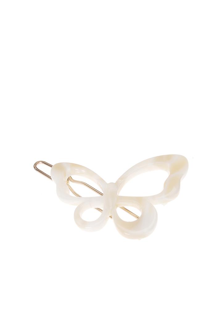 Small Cutout Butterfly Tige Boule Barrette