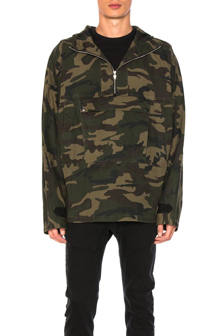 Camo Pullover Jacket