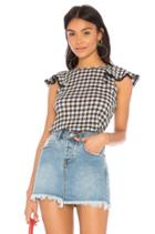 Front To Back Gingham Blouse