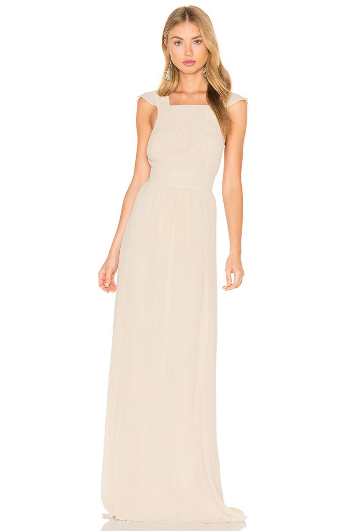 Sleeveless Square Neck Maxi Dress