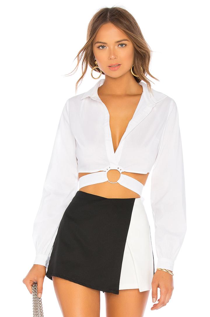 Roxanne O Ring Tie Top
