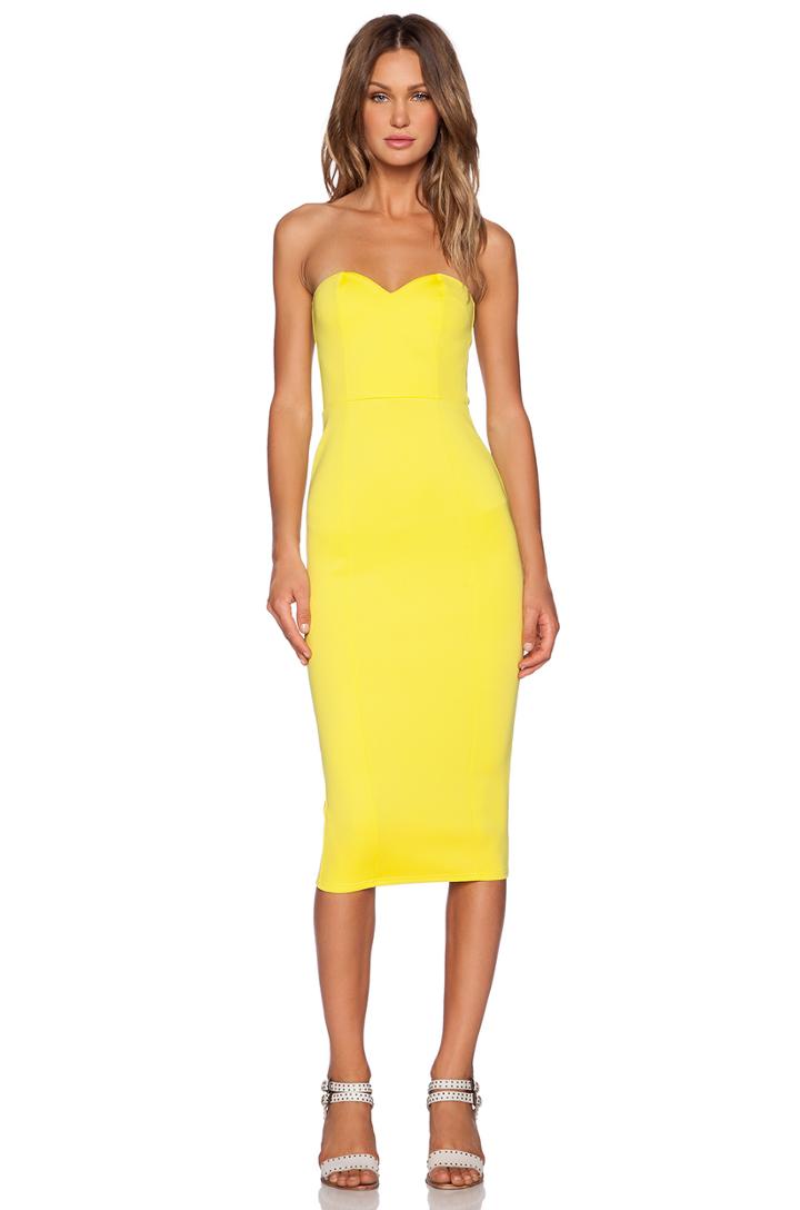 Bandeau Midi Dress