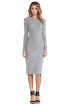 Long Sleeve Ruched Dress