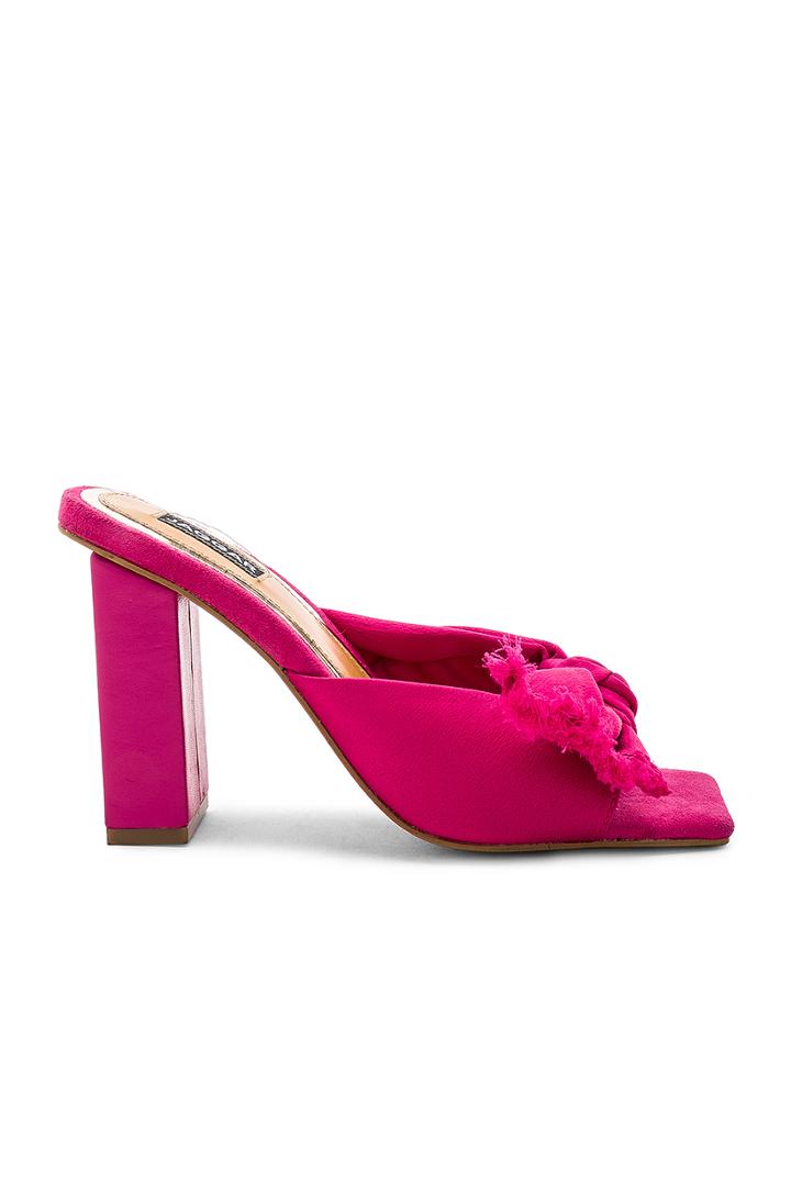 Knot Satin Mule