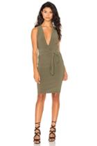 Montana Plunge Tie Dress