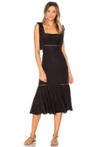 Solid Midi Dress