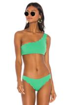 Reversible Santa Barbara One Shoulder Bikini Top