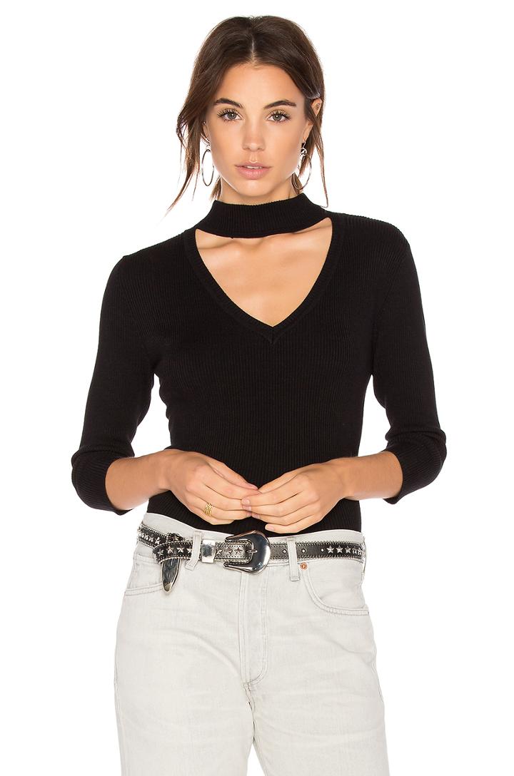 Rib Choker Sweater