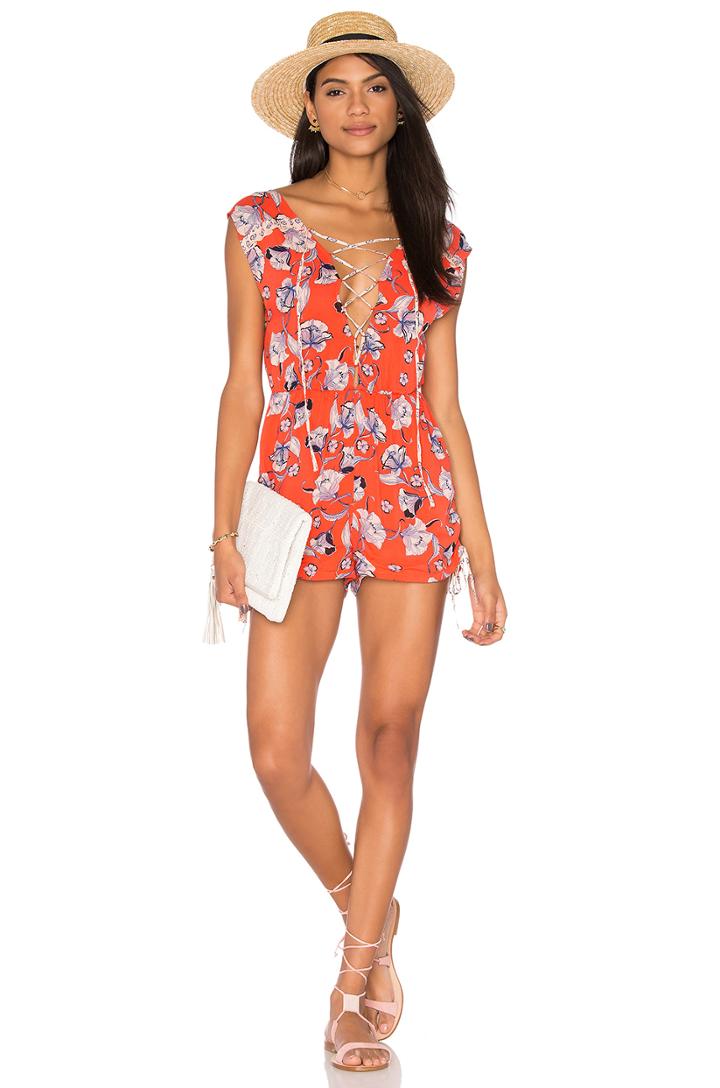 Floating In The Tropics Romper