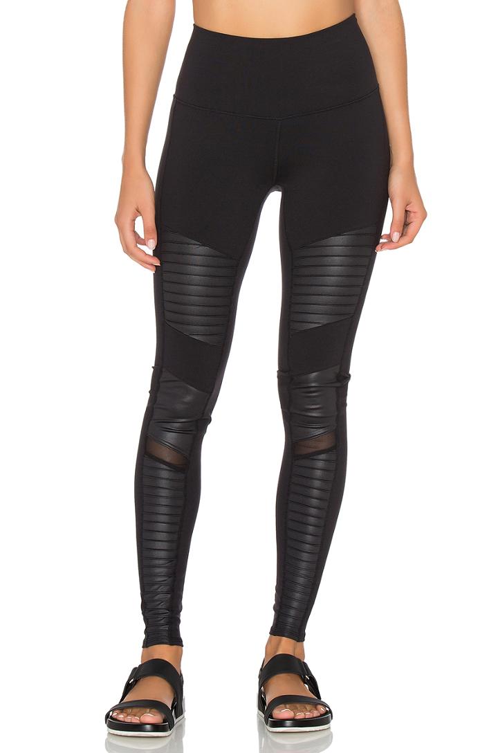 High Waisted Moto Legging