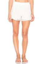 Ruffle Eyelet Short