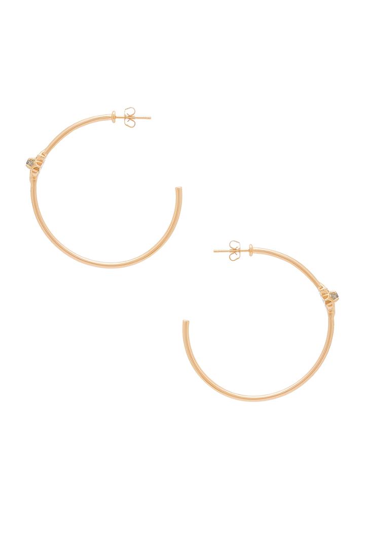 Starburst Hoop Earrings