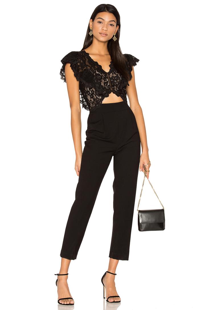 Sleeveless Lace Jumpsuit