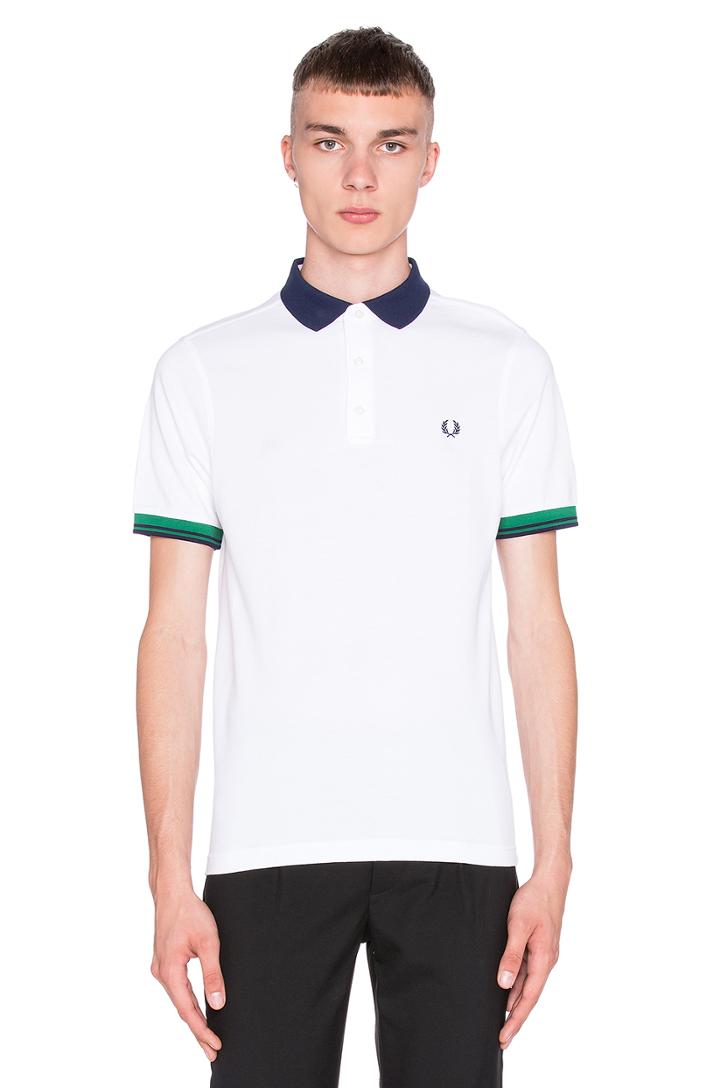 Colour Block Pique Shirt