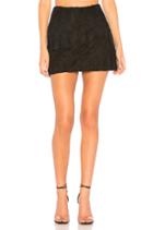 Conspiracy Crochet Suede Skirt