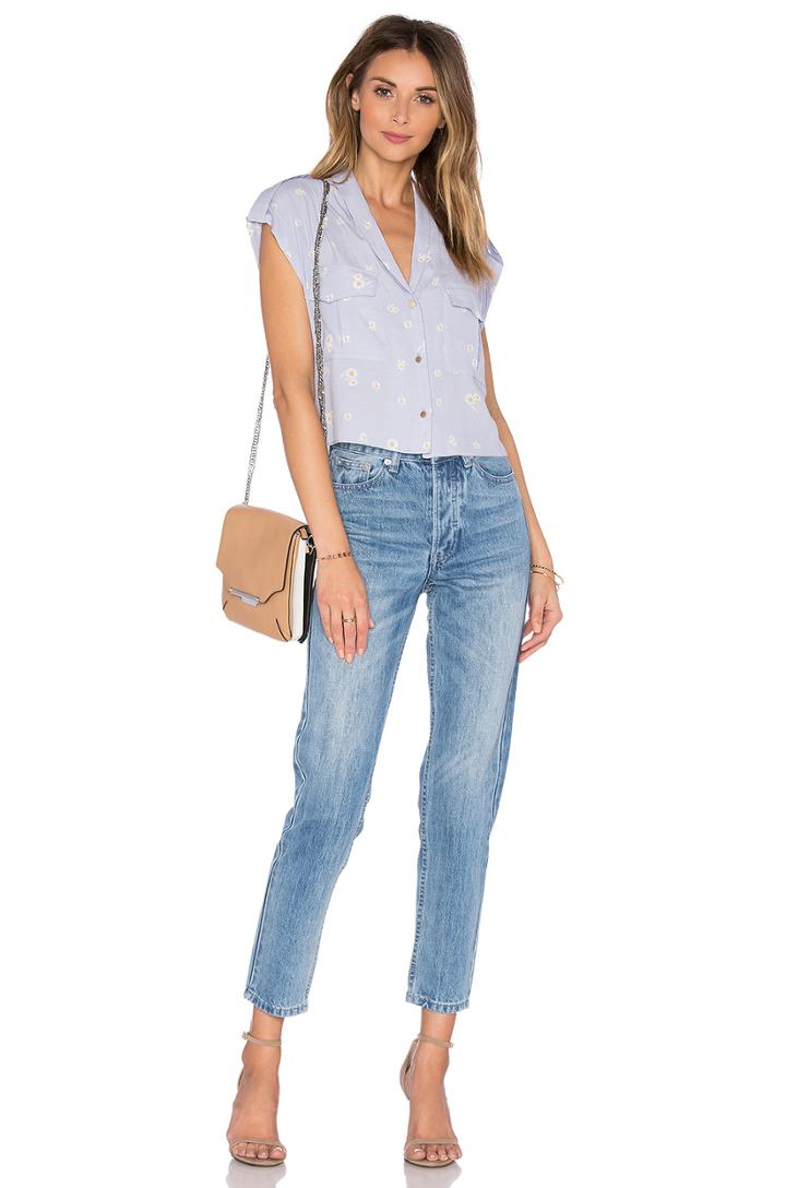 The Safari Crop Blouse