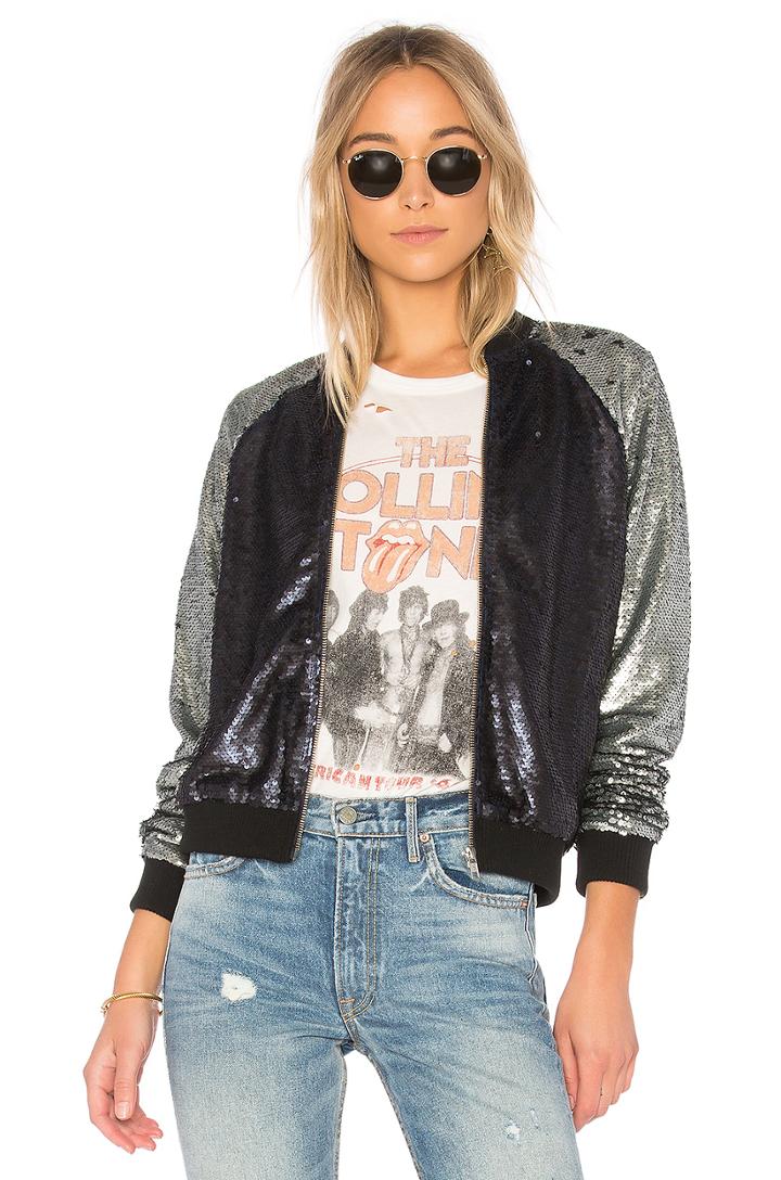 X Revolve The Sequin Bomber