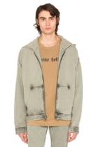 Denim Oversized Hooded Jacket