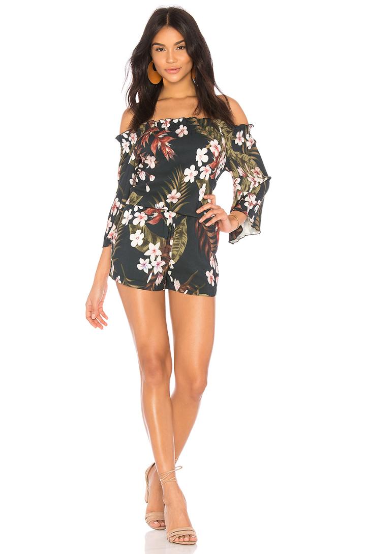 Flouncy Sleeve Romper